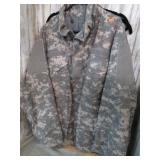 MILITARY FIELD COAT --  NO LINER - LG / SHORT