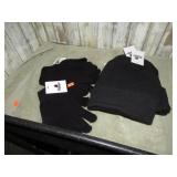 3 pair -- KNITE GLOVES & 3 HATS
