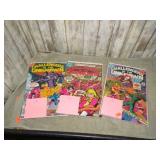 3-- DC CHALLENGERS OF THE UNKNOWN COMIC BOOKS