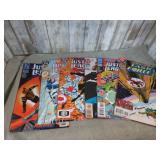 6-- DC JUSTICE LEAGUE COMIC BOOKS
