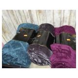 3-- FLANNEL THROW BLANKETS