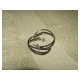 STERLING SILVER EARRUBGS -- 4.48g