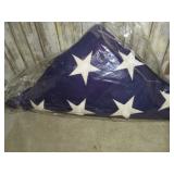 EMBROIDERED COTTON U.S. FLAG