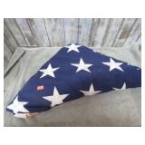 COTTON EMBROIDERED U.S. FLAG