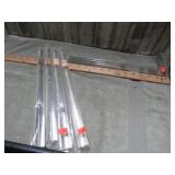 5-- CLEAR PLASTIC RODS
