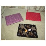 3-- BEADED PURSES