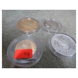 4-- REPLICA U.S. COINS