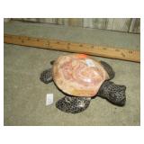 CARVED MARBLE SEA TURTLE