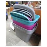 6-- STORAGE TUBS & LIDS