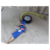 TIRE INFLATOR CHUCK & GAUGE