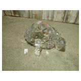GLASS TURTLE FIGURINE