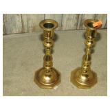 BRASS CANDLE HOLDERS