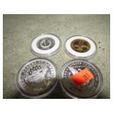 4-- REPLICA U.S. COINS