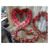 3-- HEART WREATHS