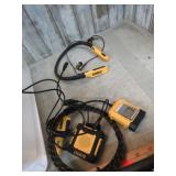 DEWALT WALKIE TALKIE, HEADPHONES & USB CHARGER