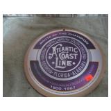 WOOD BACKED ATLANTIC COASTLINE SIGN