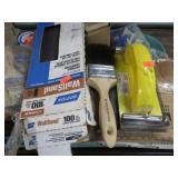 PAINT BRUSHES SANDPAPER & TOOLS