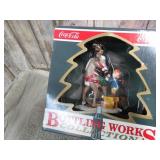 2-- COCA COLA BOTTLE WORKS ORNAMENTS