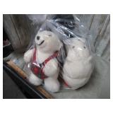 COCA COLA MONKEY, SEAL & POLAR BEAR