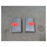 2-- SLIM ZIPPO LIGHTERS