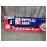 PEOPLES DRUG TRACTOR TRALER COIN BANK