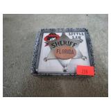 TOY SHERIFF FLORIDA LAWMANN BADGE