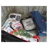 DISH TOWELS & POT HOLDER MITS
