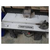 CRAFTSMAN ROUTER TABLE & 2 HP ROUTER