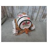 CERAMIC BARREL KEG & CUPS