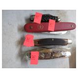 OLD TIMER, CAMILLUS, VICTORINOX & HAMMER KNIVES