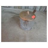 FOSTORIA CRYSTAL CONDIMENT JAR