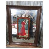 1992 ANHEUSER BUSCH MIRROR SIGN