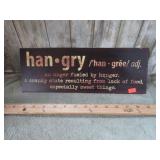 HANGRY SIGN