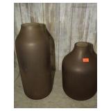 2-- GLASS VASES