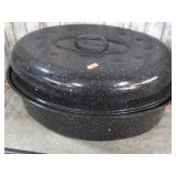 ENAMELED ROASTER