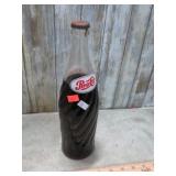 FULL-- 26oz GLASS PEPSI COLA BOTTLE