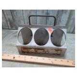 VINTAGE ALUMINUM COCA COLA BOTTLE CARRIER