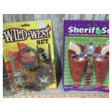 WILD WEST & SHERIFF TOY GUN SETS