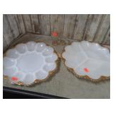 EGG TRAY, DIVIDED DISH & SHOT GLASSES