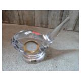 HOYA CRYSTAL GOLF CLUB CLOCK