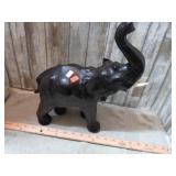 LEATHER ELEPHANT FIGURE