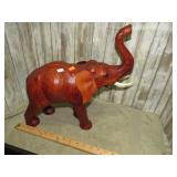 LEATHER ELEPHANT FIGURE