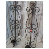 METAL CANDLE SCONCES