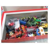 ASSORTED DIECAST CARS, TRUCKS ETC