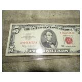 $5 RED SEAL NOTE
