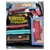 "H O " MODEL TRAIN ENGINES & CARS