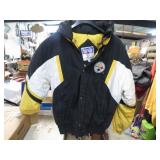 NFL FOOTBALL STEELERS COAT -- L