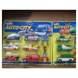2-- HOTWHEELS AUTO CITY SETS