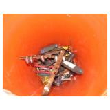 BUCKET -- ASSORTED TOOLS