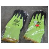 2 pair-- SAFETY WORK GLOVES